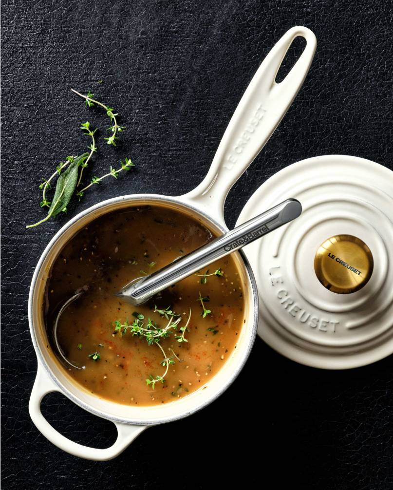 white wine and sage gravy