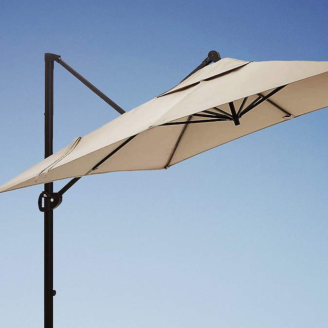 10 Foot Rectangular Outdoor Patio Umbrellas Crate & Barrel Canada