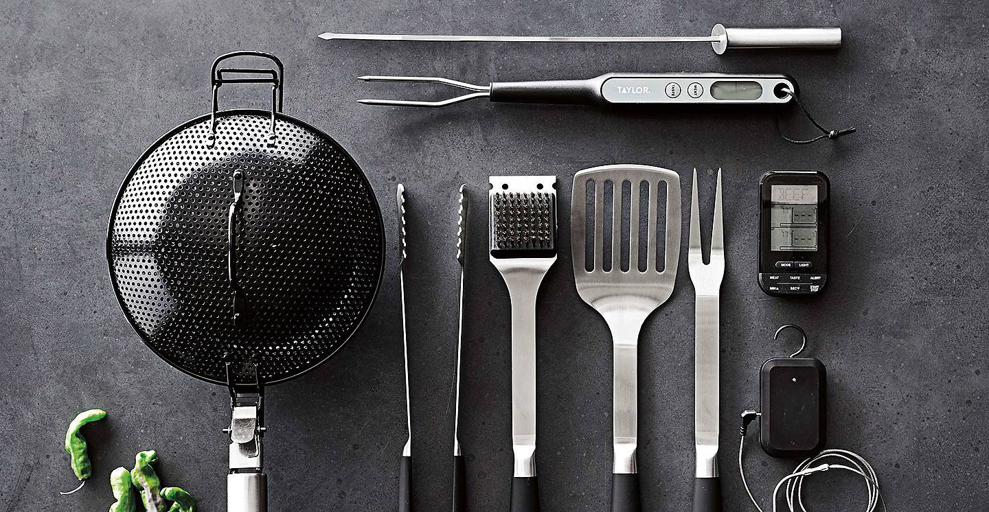 Assorted grilling accessories