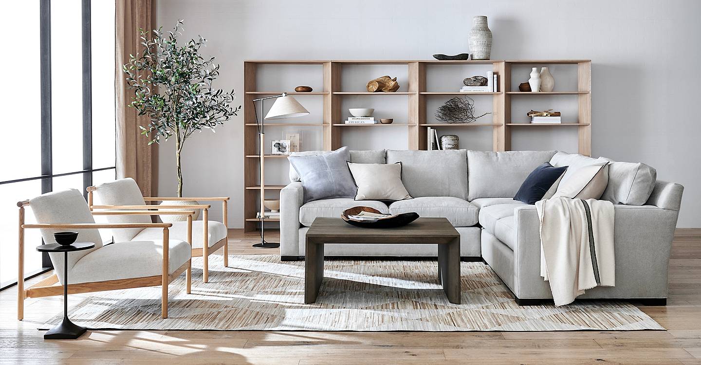How to Style a Sectional Crate & Barrel