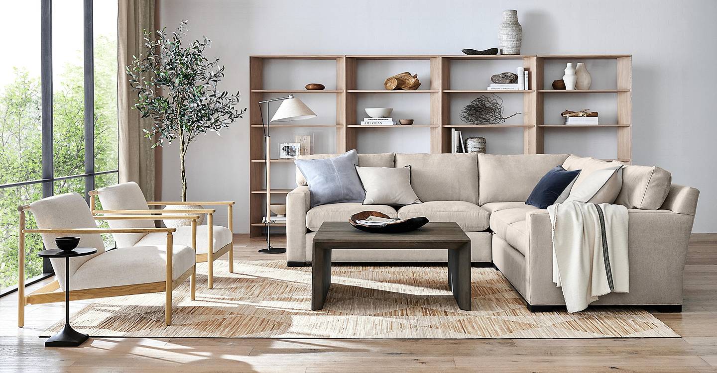 How To Style A Sectional Crate Barrel