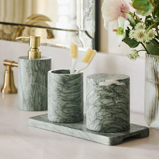bath accessories and storage