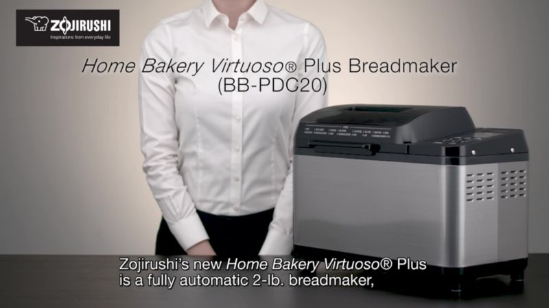 Play Zojirushi Home Bakery Virtuoso ® Plus Breadmaker - video 1 of 1