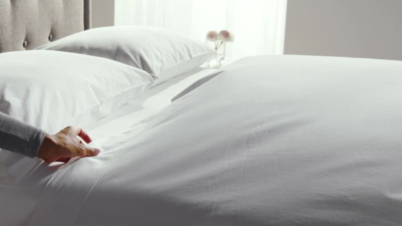 Play Organic Cotton Blue King Sheet Set - video 1 of 2