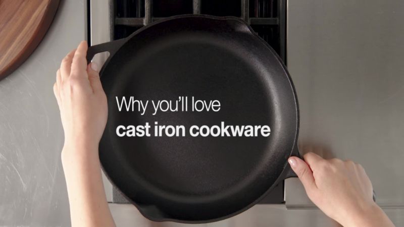 Play Lodge ® Chef Collection Seasoned Cast Iron Double Burner Reversible Grill/Griddle - video 1 of 1