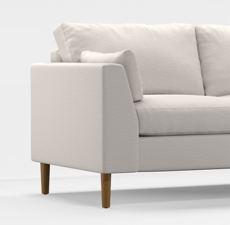 Avondale Wood Leg RightArm Sofa Crate & Barrel