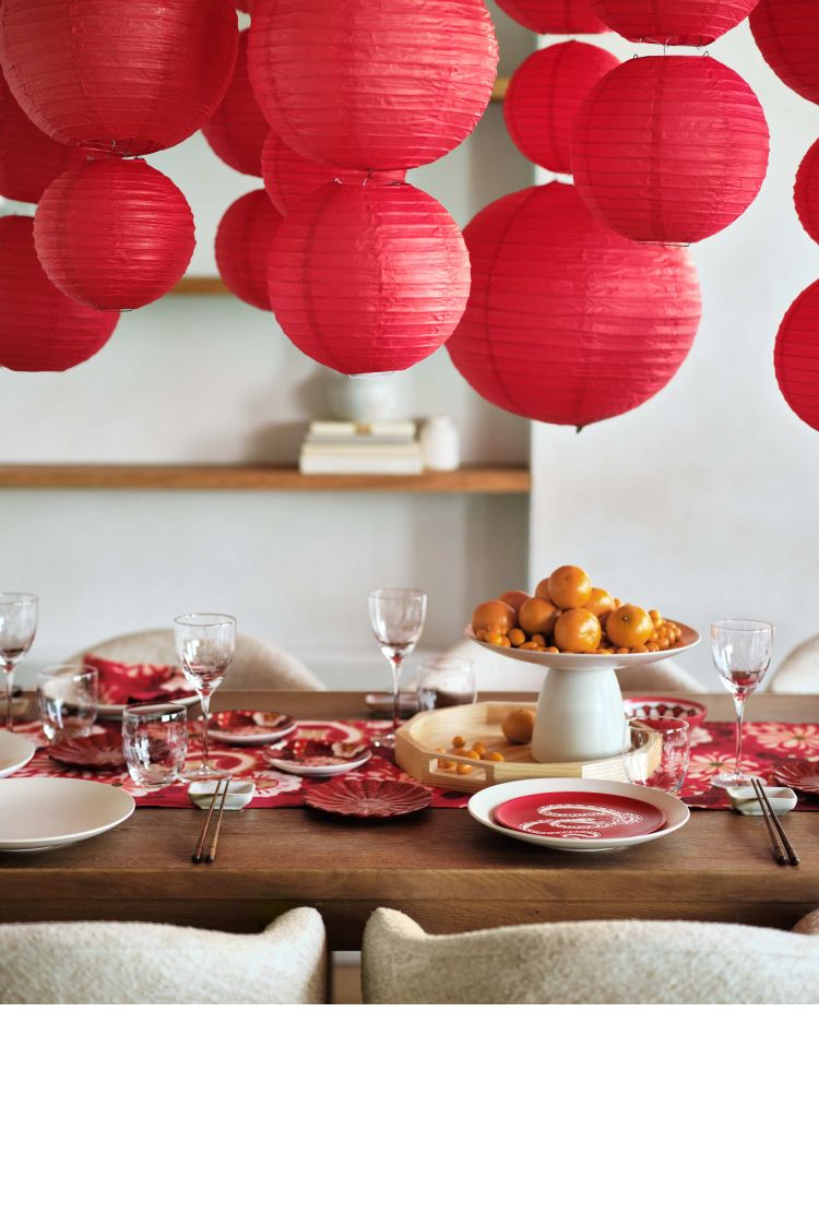 Chinese Lunar New Year Decorations Table Settings 2025 Crate - Main Image