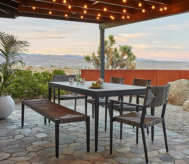 Crate And Barrel Metal Patio Table Patio Furniture