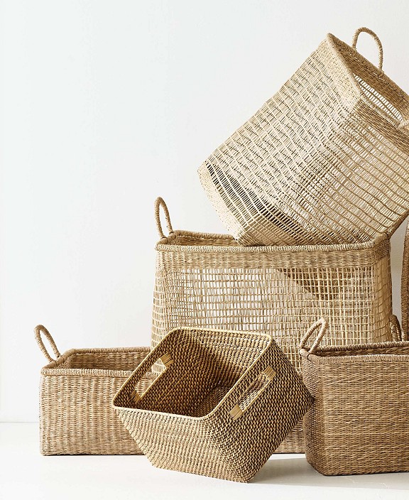 Ochine 2 Pack Wicker Baskets, Wicker Storage Baskets, Woven Storage Basket  for Shelves, Toilet Paper Baskets Bathroom Basket Organizer with Handles  for Living Room Bedroom Bathroom Organizing - Yahoo Shopping