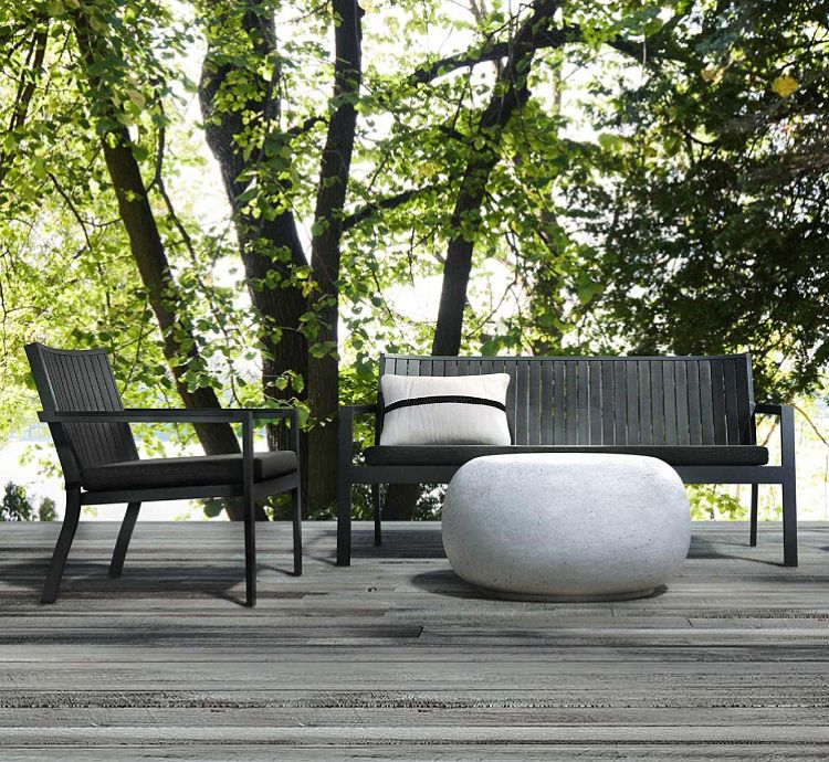 Crate and barrel outdoor seating best sale