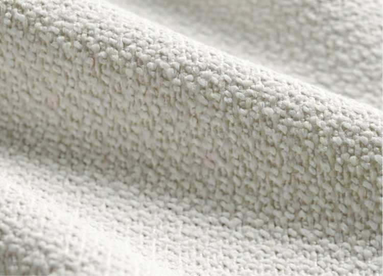 Cali Fabrics Warm White Chunky Waffle Knit Fabric by the Yard