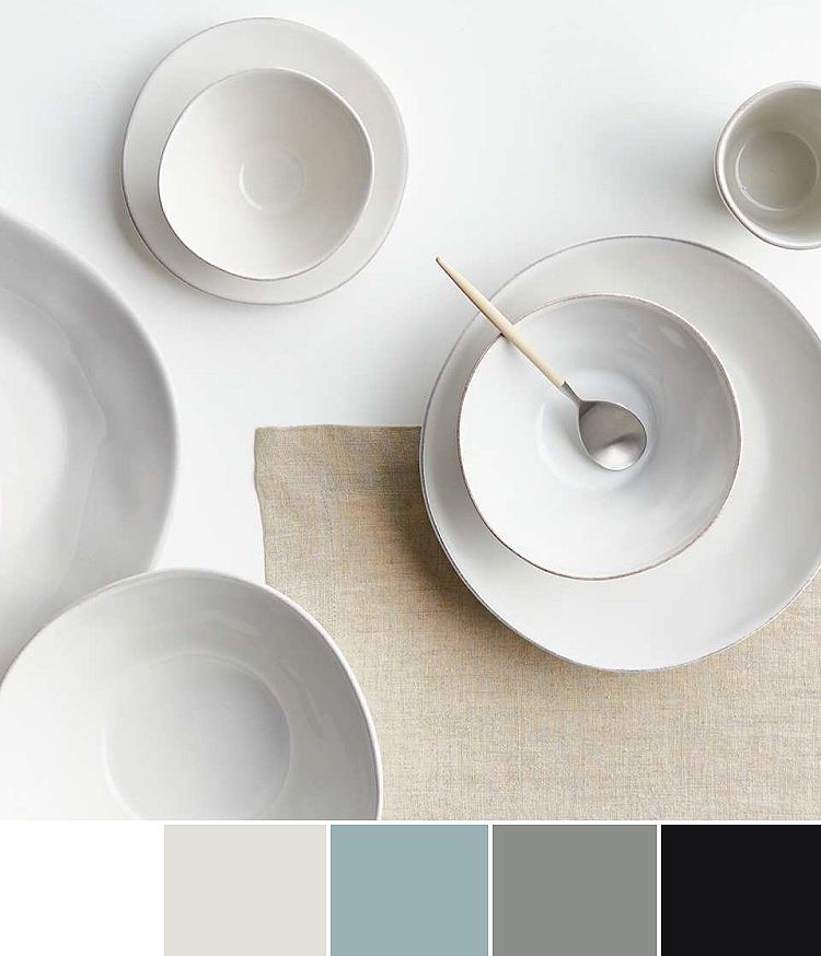 Brasserie All-White Dinnerware Sets  White dinnerware, Traditional  dinnerware, Contemporary dinnerware