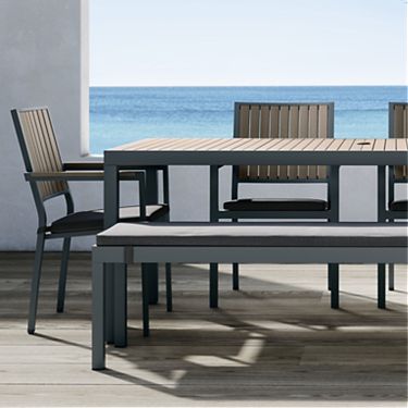 Alfresco II Grey Rectangular Outdoor Dining Table Reviews