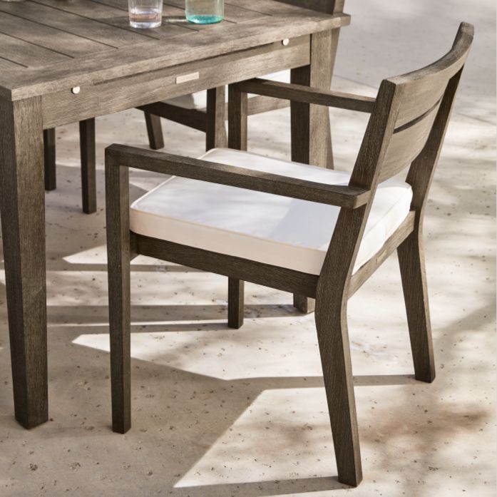 Crate and barrel teak outdoor deals table