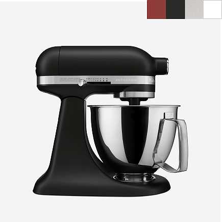 KitchenAid® Artisan® Design Series 5 Quart Tilt-Head Stand Mixer with Glass  Bowl & Reviews