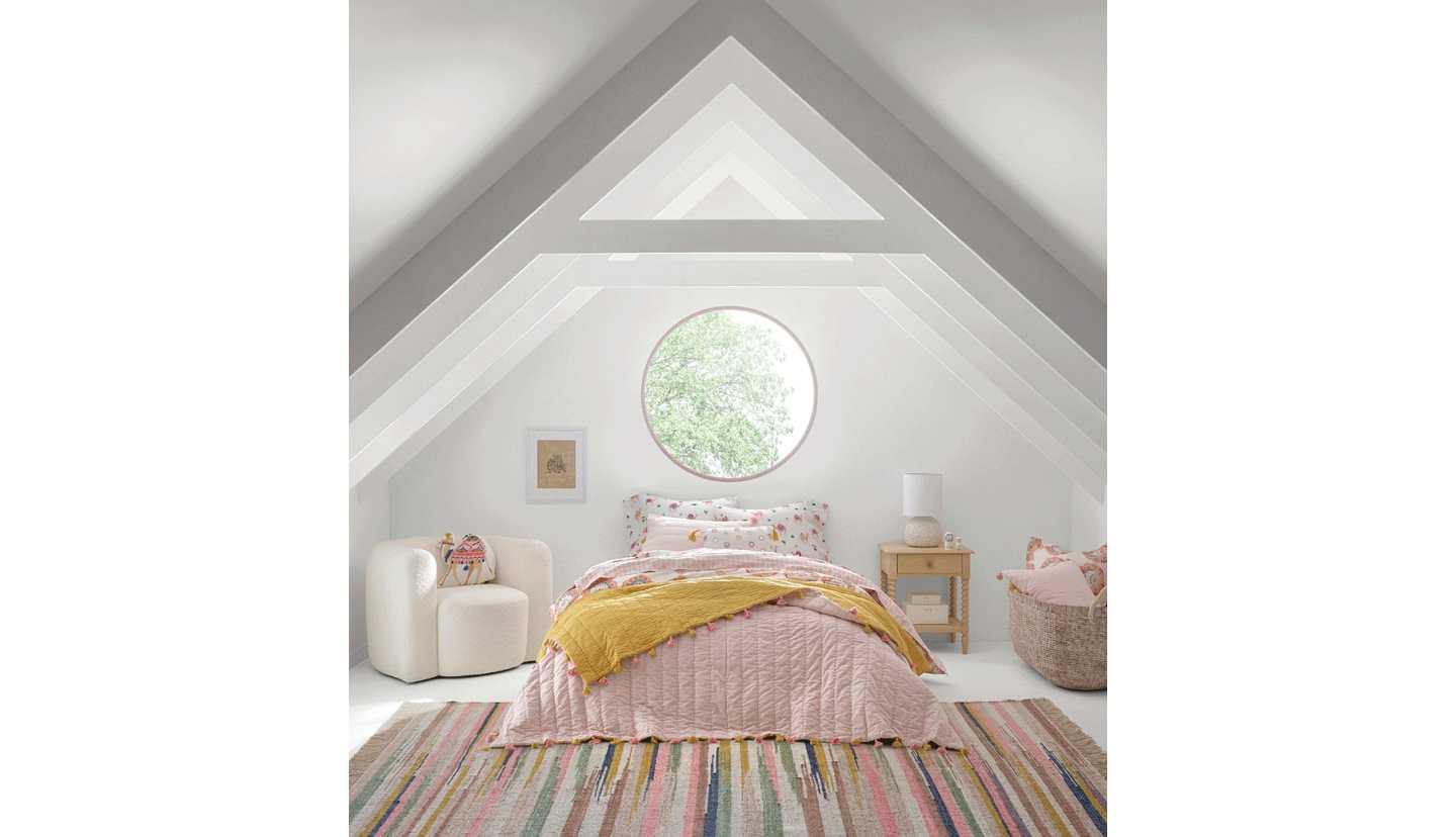 Alari Kids Organic Full/Queen Reversible Medallion Duvet Cover by John