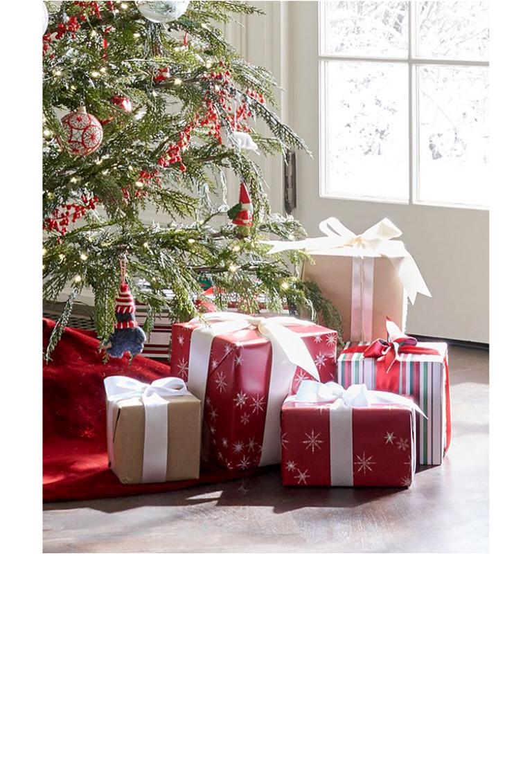 Christmas Wrapping Paper Christmas Gift Wrap 2021 Crate And Barrel Canada