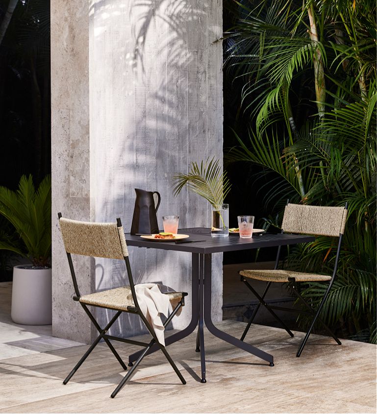 Small Space Outdoor Furniture for Decks & Patios | Crate & Barrel