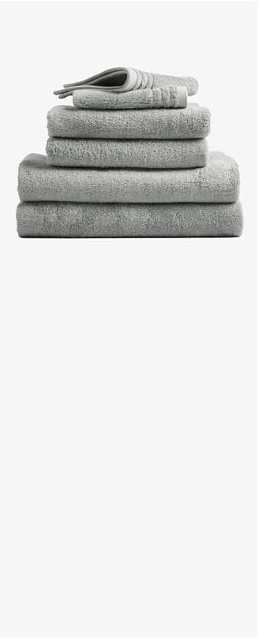 Cacala Organic Bath Towels Arctic Cool Series 36x71 100% Cotton