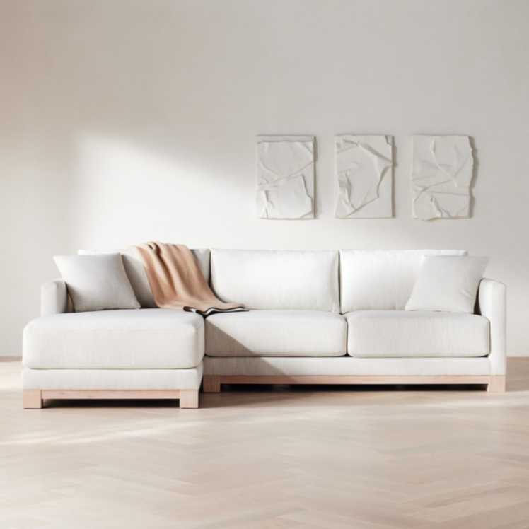 Gather Wood Base Sofa 88