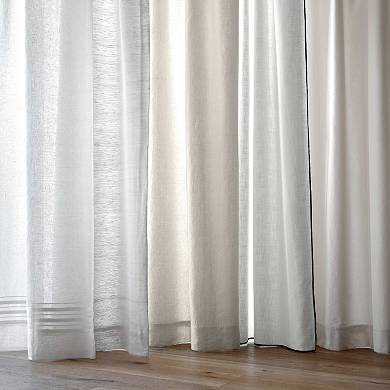 modern linen panel drapery ideas