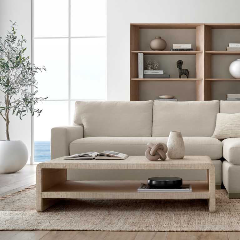 Gather Wood Base Sofa 88