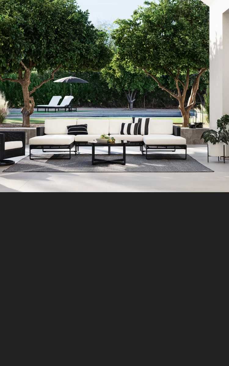 Outdoor Lounge Chairs Dune Furniture Collection Crate Barrel