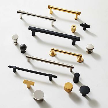 Brushed Brass Hardware for the Bathroom