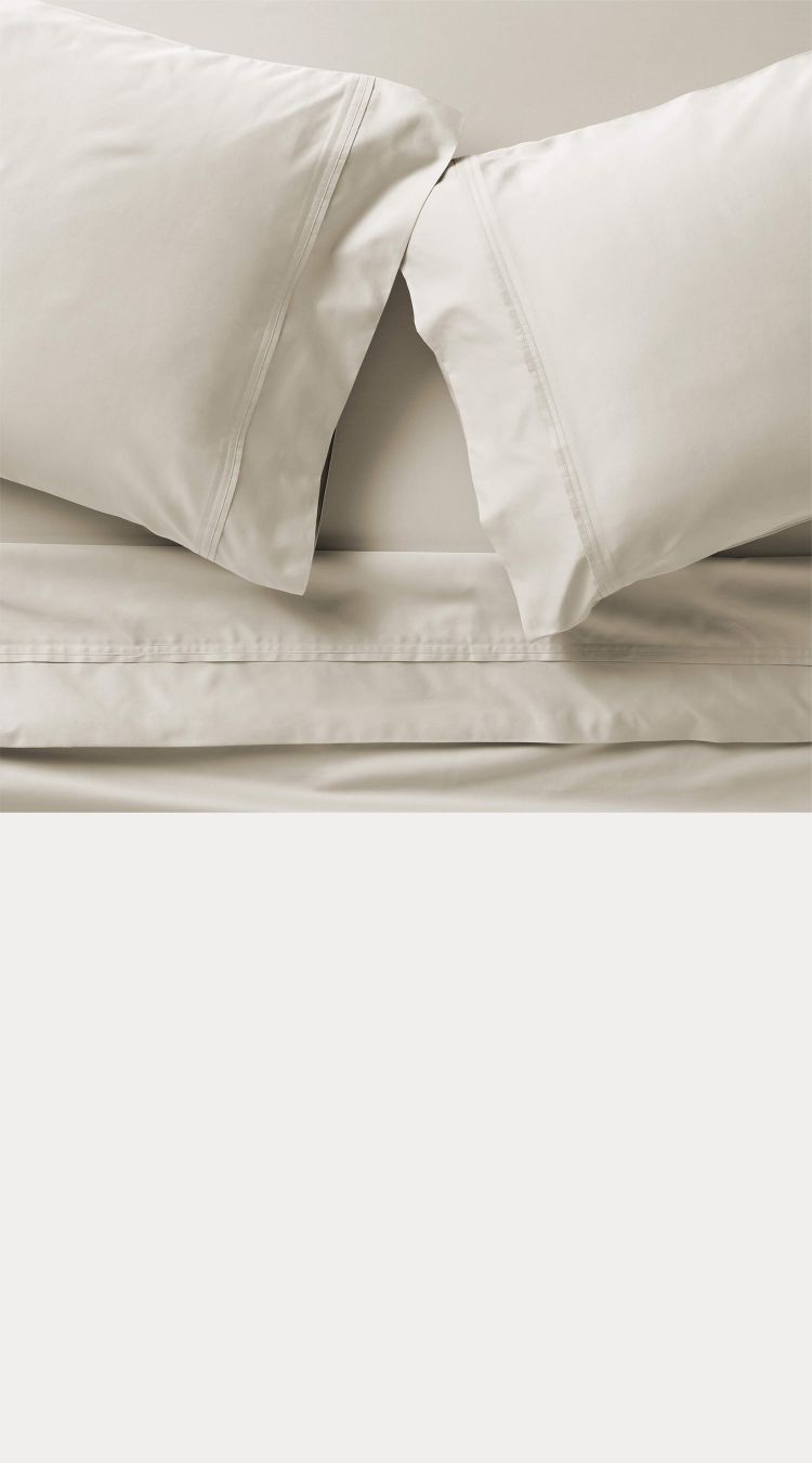 Cotton Sateen Bedding: Sheets and Beyond | Crate \u0026 Barrel, image size:750x1350