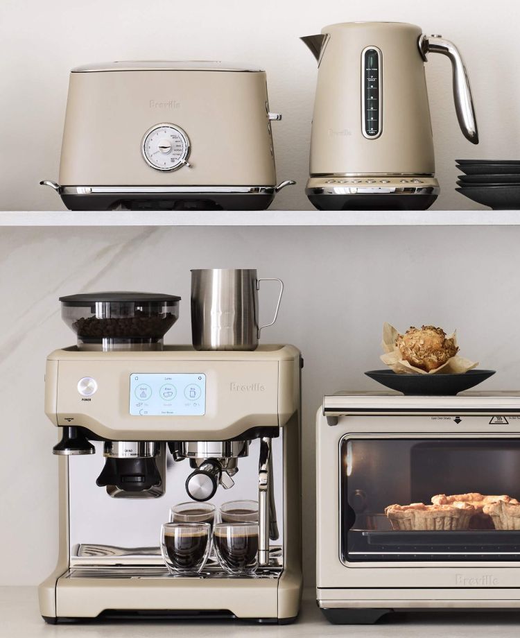 New Exclusive: Breville in Almond Nougat Crate Barrel