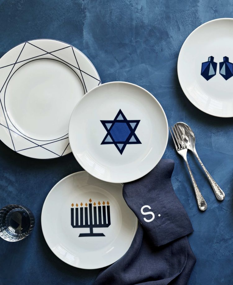 Hanukkah plate best sale