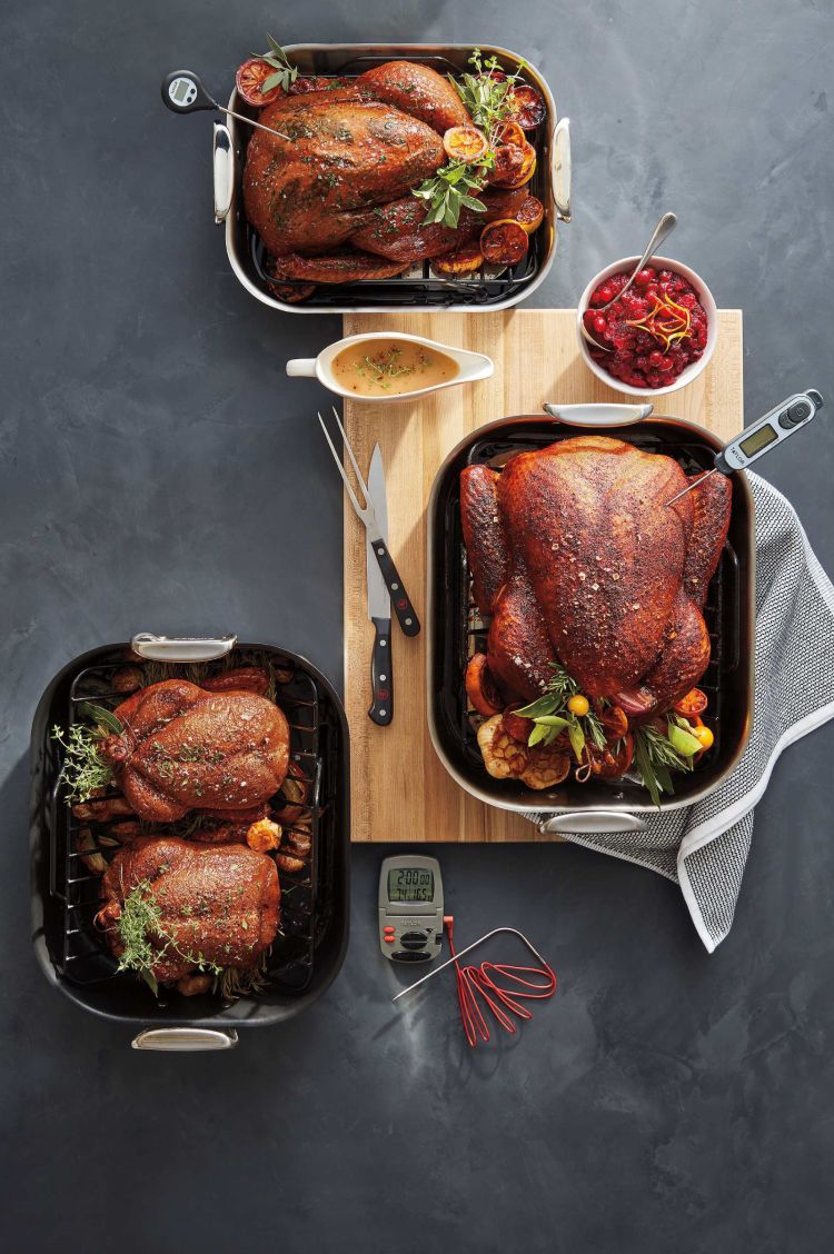 All-Clad Roasting Pans Turkey Roasters with Rack Crate