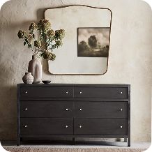 white christmas dresses Casa 6pc Bedroom Set with Bed, Dresser, Mirror & Nightstand, Black main image 1