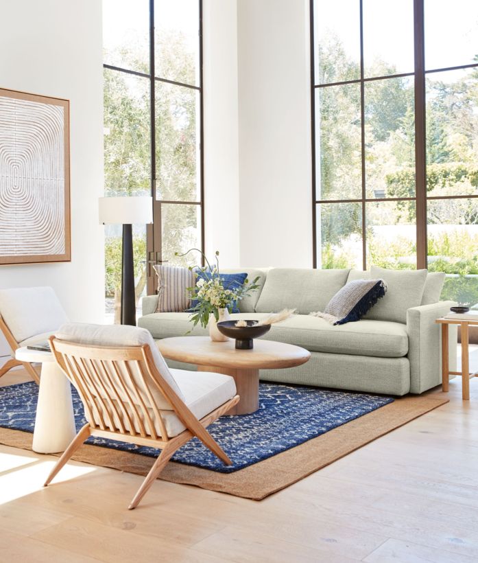 Lounge Contemporary Living Room Crate Barrel