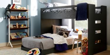 Boys bedroom with bunk hot sale beds