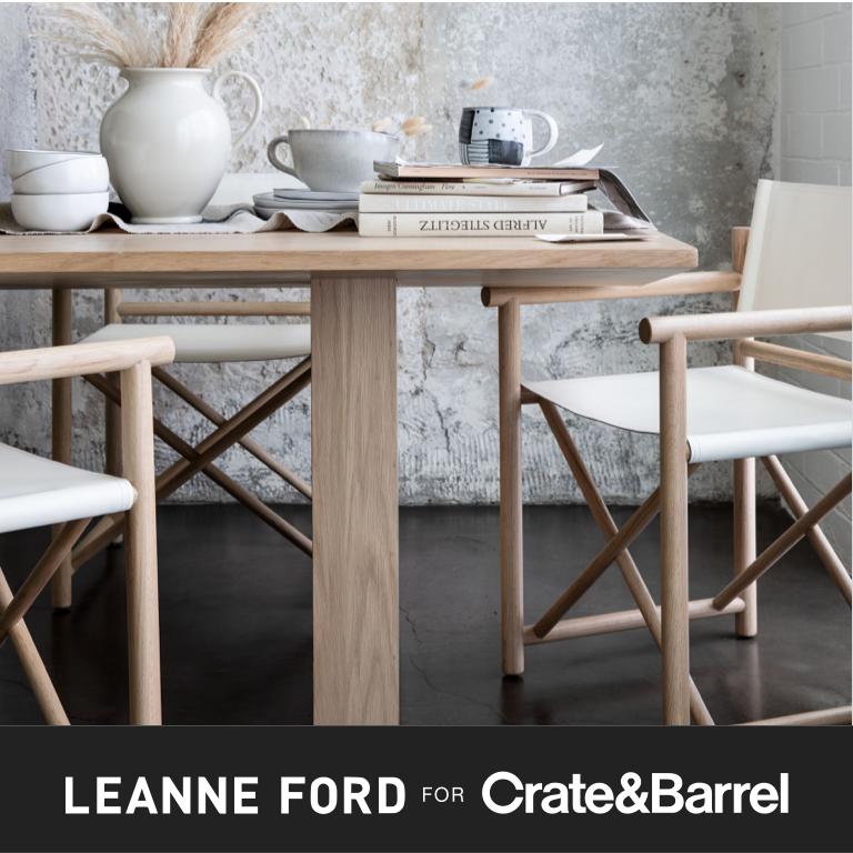 Leanne ford crate and barrel chair new arrivals