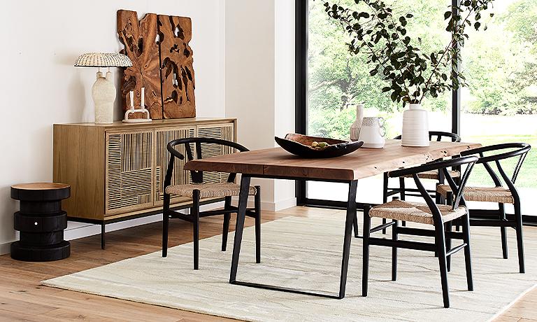 Rustic Modern Dining Room Tables / 65 Best Dining Room Decorating Ideas