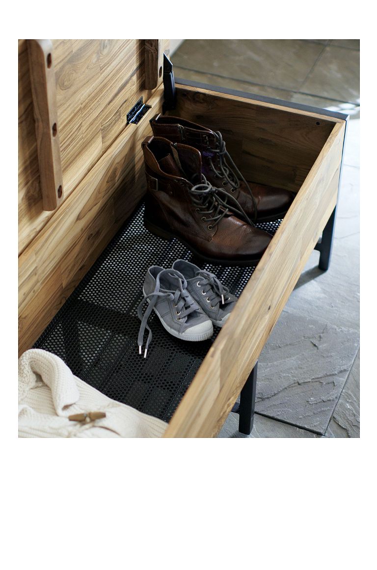 small entryway shoe rack on Small Space Entryway Furniture Crate And Barrel