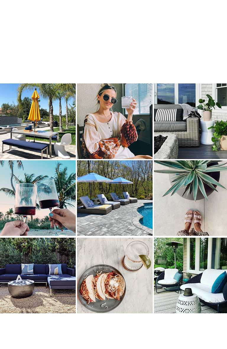 traditional outdoor living and pool on Best Outdoor Patio Furniture Crate And Barrel