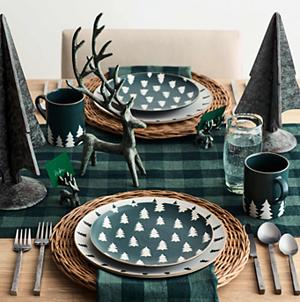 Hudson 120" Ficus Green Table Runner