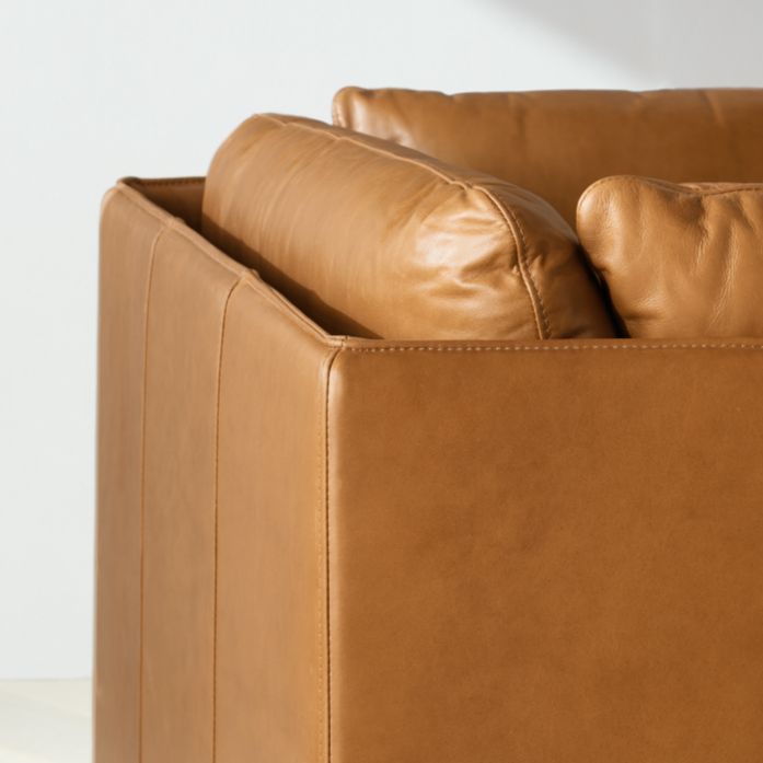 Wells Leather Chair Reviews Crate Barrel