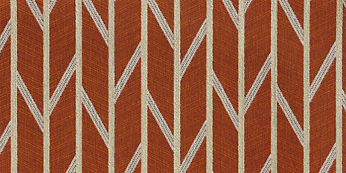 Zoom Caprio Fabric in Blaze