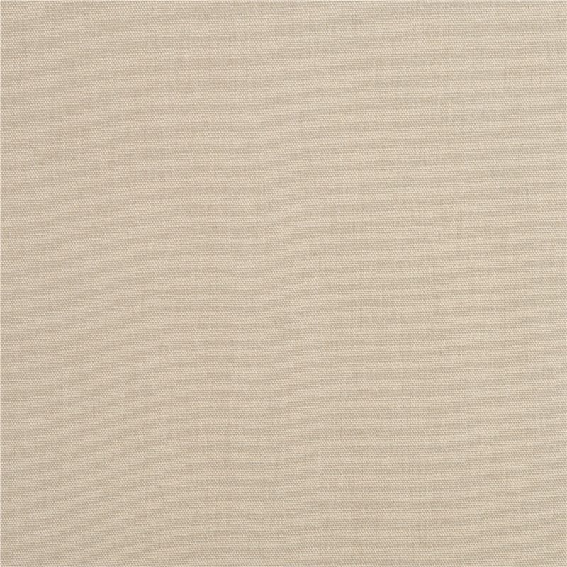 Organic Cotton Natural Taupe Window Curtain Panel 52"x108"