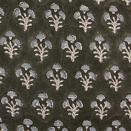 Cotton Linen Blockprint Floral