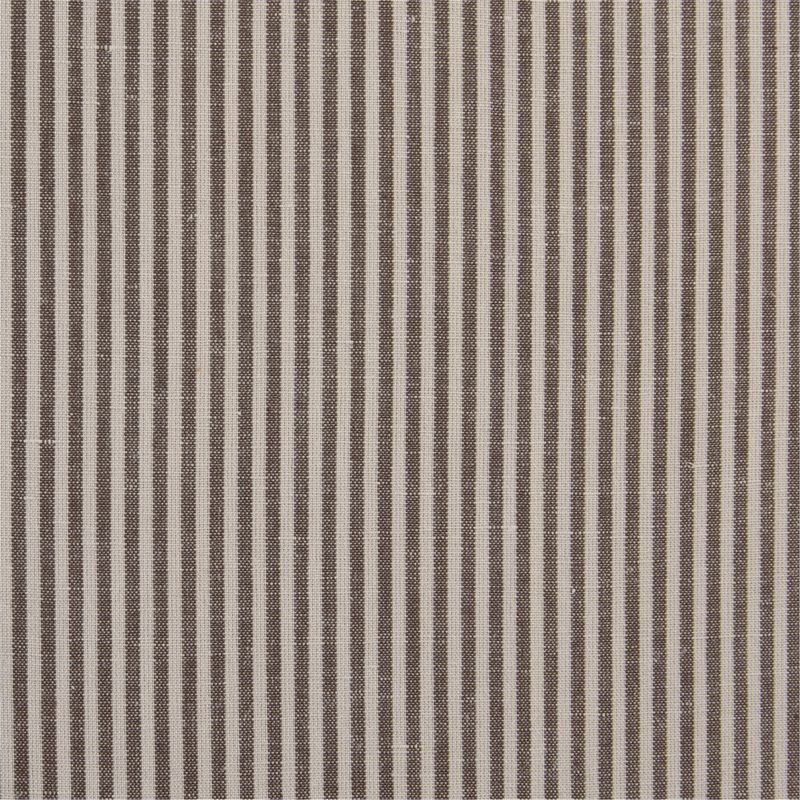 Brown Stripe Organic Cotton Linen Blackout Window Curtain Panel 52"x84" - image 1 of 7
