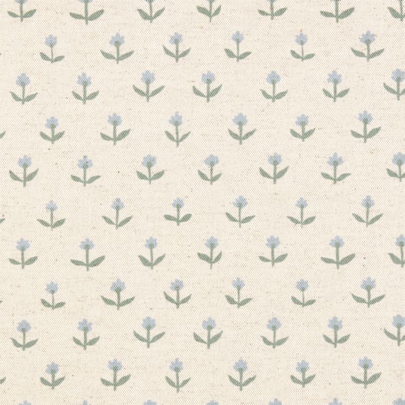 Avery Blue Floral Upholstered Kids Twin Bed - image 1 of 6