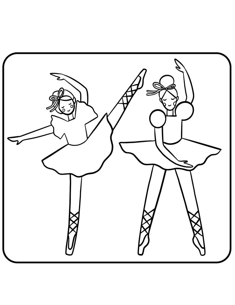 Free Printable Ballet Dancer Coloring - Ck ColoringPage Ballerina2