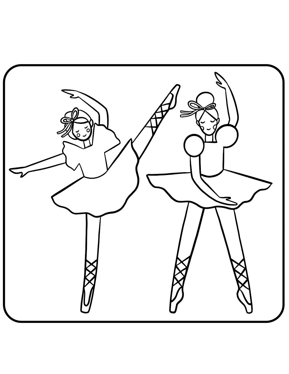 Ballet Dancer Printable Coloring Page
