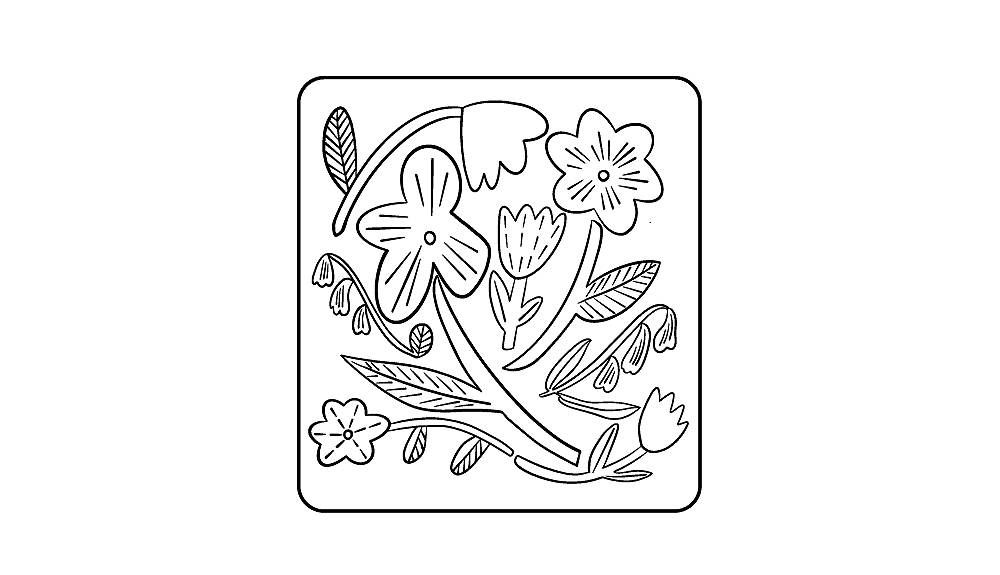 Flower Printable Coloring Page