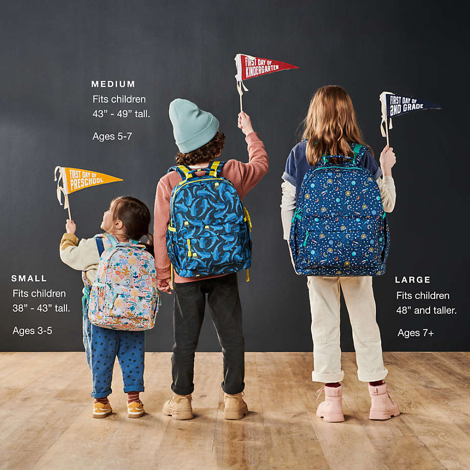 Outer Space Explorer Large Kids Backpack with Side Pockets
